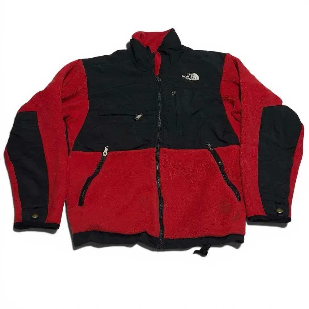 The North Face TNF Red 1995 Retro Denali Fleece Jacket Mens Size Small Full Zip